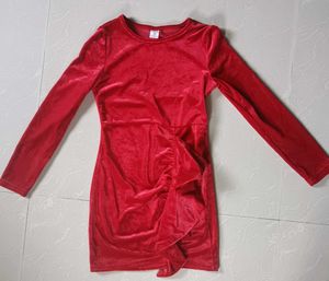 🇰🇷Red Velvet Party Dress