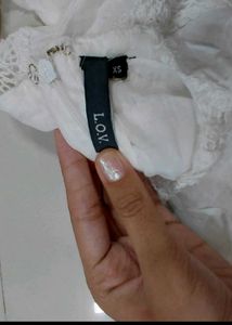 Elegant White Lace Gown