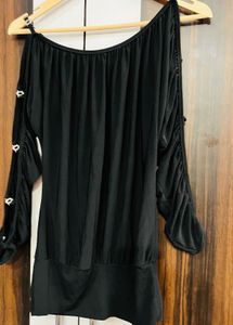 Elegant Off-Shoulder Embellished Top