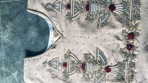 pick any 1 Elegant Embroidered Kurta with Sharara