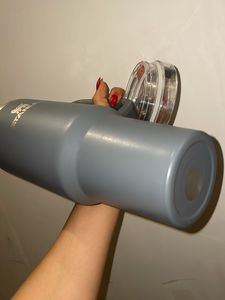 Stanley Tumbler with Handle and Straw
