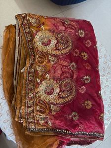 Embroidered Saree with Intricate Details