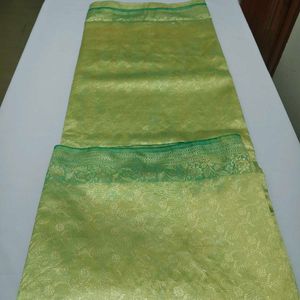 Elegant Green Banarasi Silk Saree