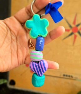 Handmade Beaded Keychain