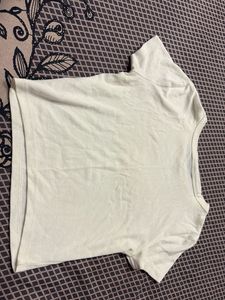 Cream Butterfly Graphic T-Shirt