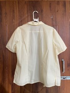 Pale Yellow Short Sleeve Shirt