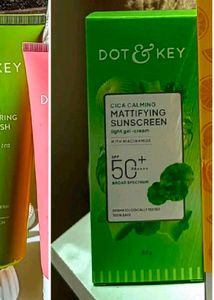 Dot & Key Cica Calming Mattifying Sunscreen SPF 50
