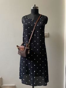 Chic Polka Dot Midi Dress