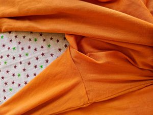 Elegant Teal Kurta with Orange Pants