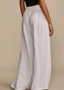 White Leg Pants
