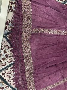 Beautiful Light Purple Anarkali 3 pc set