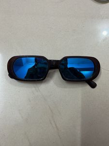 Retro Blue Lens Sunglasses