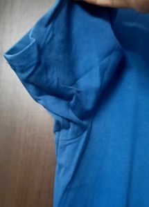 Men's Blue Graphic T-Shirt
