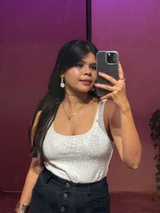 Sparkling White Sequin Tank Top