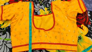 Beautiful Red &amp; Yellow Lehenga Choli