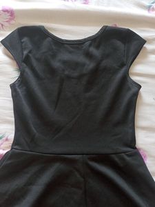 Elegant Black Sleeveless Dress for Girls