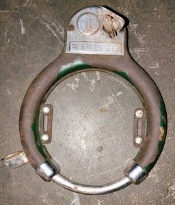 Vintage Green Bicycle Lock (Non Working-Repairable