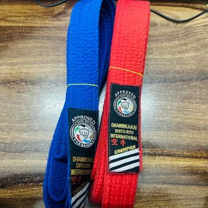 KARATE TOURNAMENT BELT DHAMMIKA KAI APPROVED