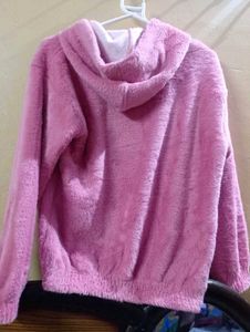 Cozy Pink Fleece Hoodie for Women