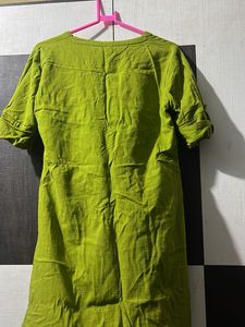 Vibrant Green Kurta for Women