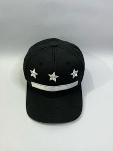 Black Cap with Silver Stars
