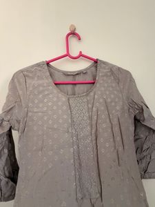Elegant Grey Kurta Set