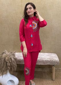 Rayon Fabric Top And Pant