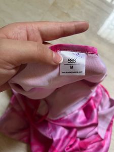 Pink Swirl Slip Dress