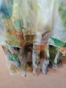 Beautiful Print Strapless party wear Dress