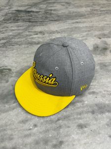 Bortmund Grey &amp; Yellow  Baseball Cap