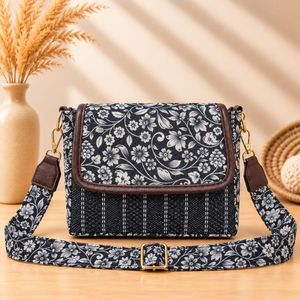 Jute Print Crossbody Bag