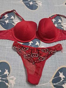 combo  Of  Four  Imported Fabric Bra N Panty