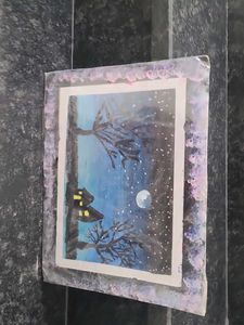 Handmade Scenic Paintings (Set of 2)