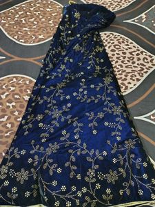 Nevy blue velvet lahanga