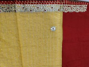 Haldi Special Saree With Gotta Patti Work