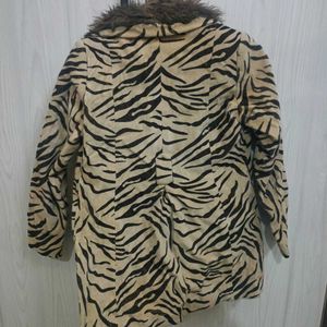 Animal Print Coat