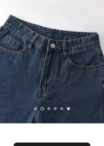 Savan Stylish Wide Leg Blue Denim Jeans