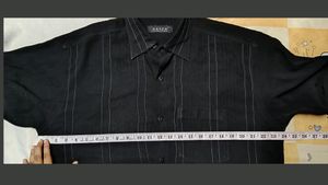 Vintage Black Button-Up Shirt