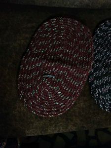 Set of 3 Oval Braided Coasters
