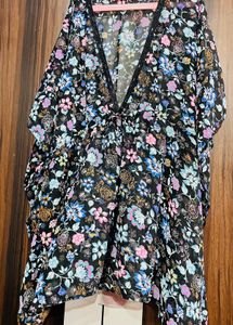 Chic Floral Kimono Tunic