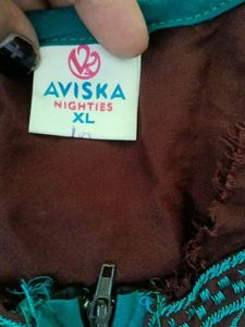 Embroidery Nighty Aviska Brand (New)