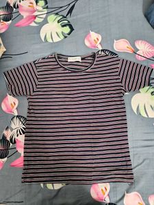 Striped Crew Neck T-Shirt