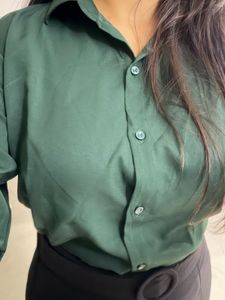 Green Formal Shirt