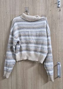 Cozy Striped Turtleneck Sweater