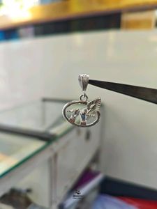 Pure Silver Lord Krishna Pendant