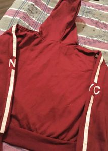 NYC Maroon Hoodie