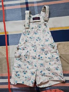 Floral Baby Overalls