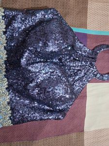 A beautiful Lavender Colour Sequined Blouse