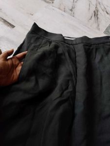 Black Wide Leg Trousers