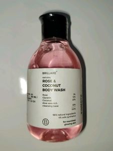 BRILLARE NATURAL ROSE &amp; COCONUT BODY WASH 200ML